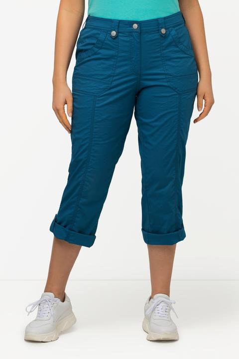 Actual product image Ulla Popken Roll-Tab Hem Stretch Cargo Pants (62)