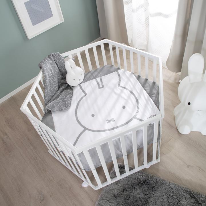 Actual product image Roba Playpen 6-cornered Miffy (118.50 cm, 103.50 cm, MDF)