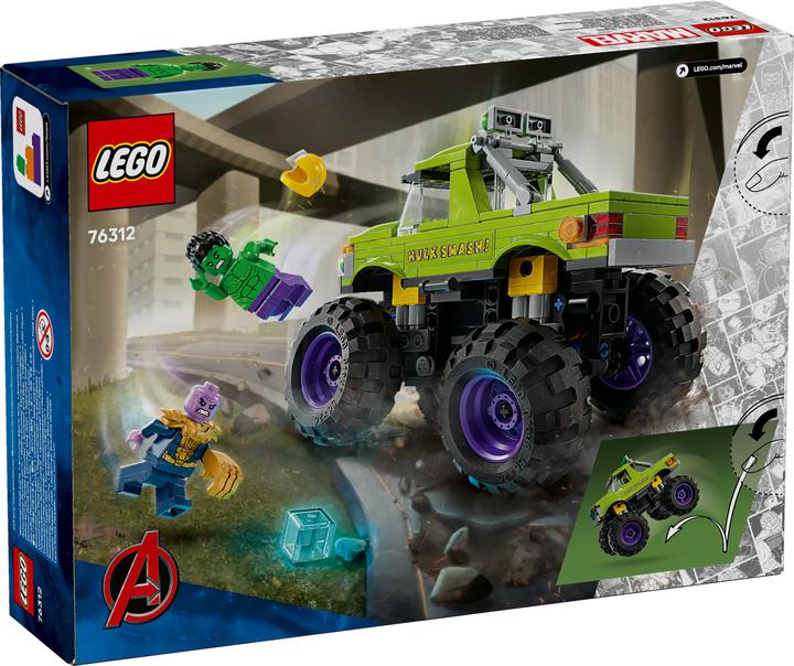 Actual product image LEGO Hulk truck vs. Thanos (76312, LEGO Super Mario)