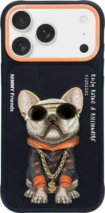 Nimmy Back panel cover case GLASSES COOL DOG for IPHONE 17 Pro Max black (Apple iPhone 17 Pro Max)