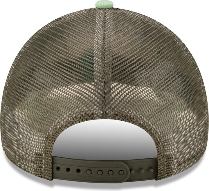 Actual product image New Era Adjustable A-Frame Trucker Cap - USA EAGLE