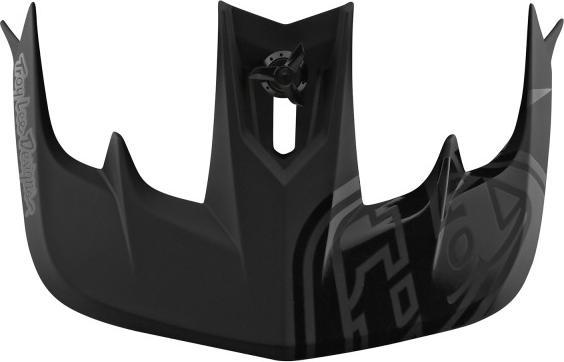 Troy Lee Designs visière de casque Stage, Stealth, gris