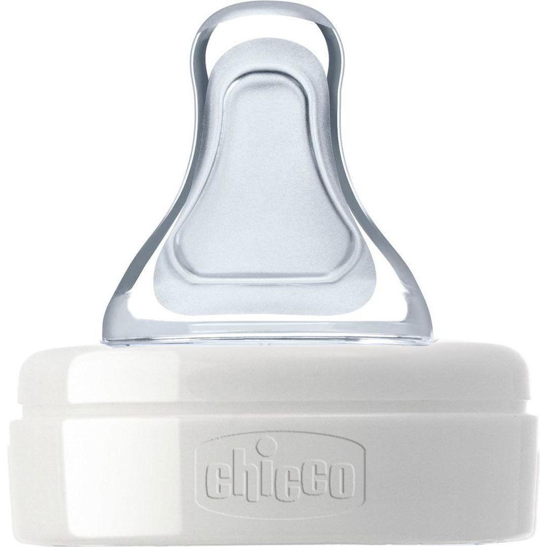 Chicco Transparent Flaschensauger, Flaschensauger Perfect5 Silikon Breifluss 6M+