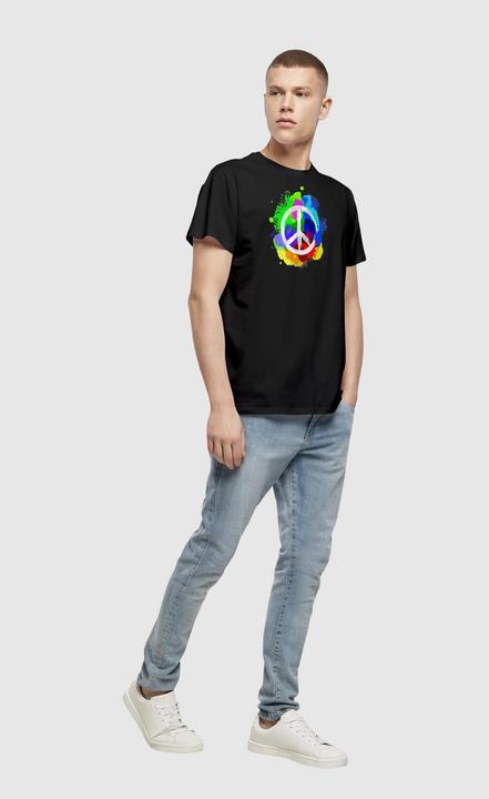 Produktbild Merchcode Peace - Graffiti Basic T-Shirt - 161533 (S)