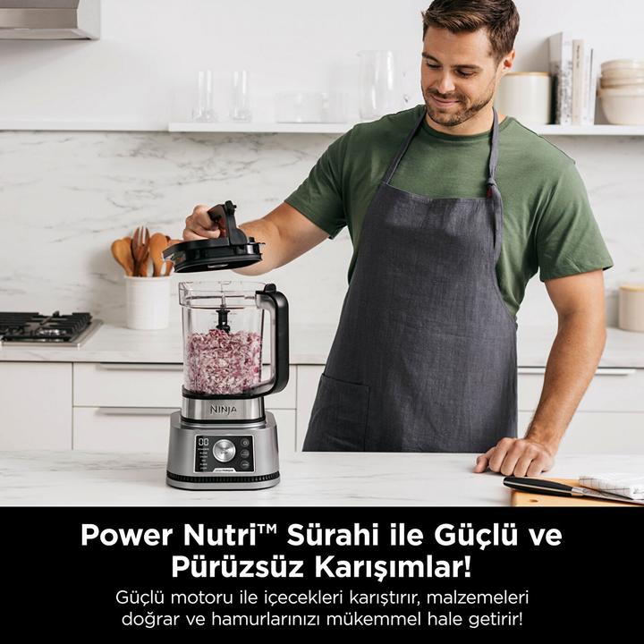 Productafbeelding Ninja CB350EU Foodi 3-in-1 Power Nutri Blender & Auto-iQ 1200 W (1200 W)