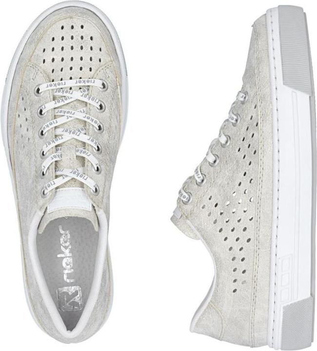 Image du produit Rieker Women's comfortable, soft, beige openwork shoes L8849-60 (41)