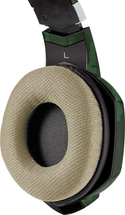 Productafbeelding Trust GXT 322C Gaming Headset groen gecamoufleerd (Bedraad)