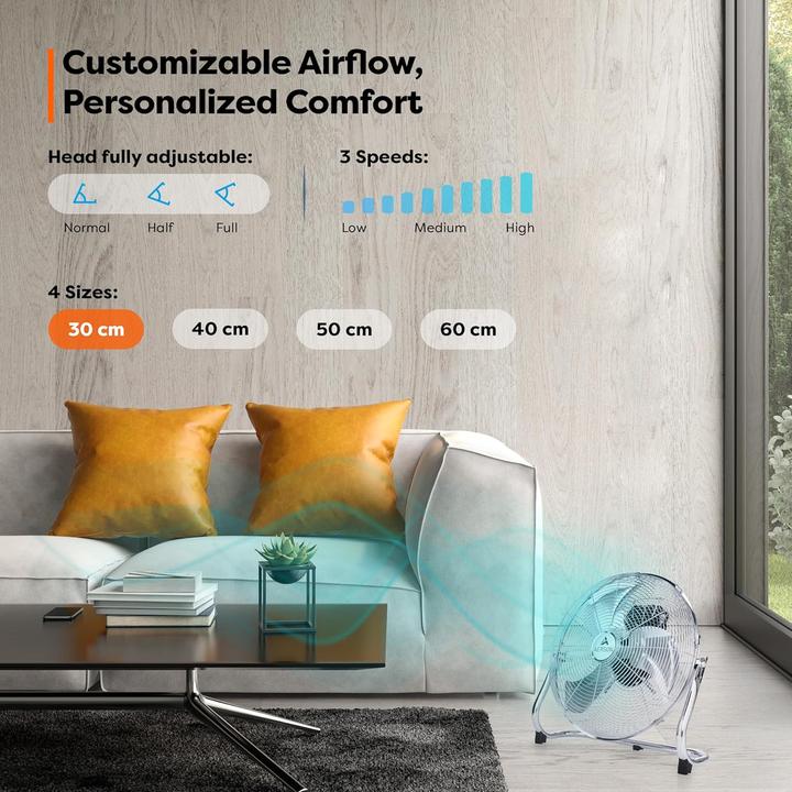 Produktbild Tresko Aerson Bodenventilator (59 dB)