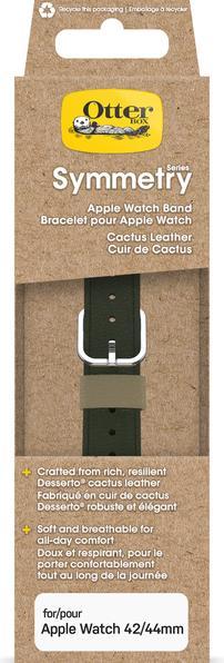 Actual product image OtterBox Symmetry Cactus Leather Watch Band for Apple Watch 9/8/7 45mm (44 mm, 42 mm, 45 mm, Vegan Leather)