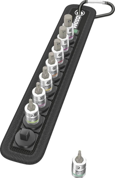 Productafbeelding Wera Zeskant dopsleutel (5 mm, 3 mm, 4 mm, 7 mm, 8 mm, 6 mm)