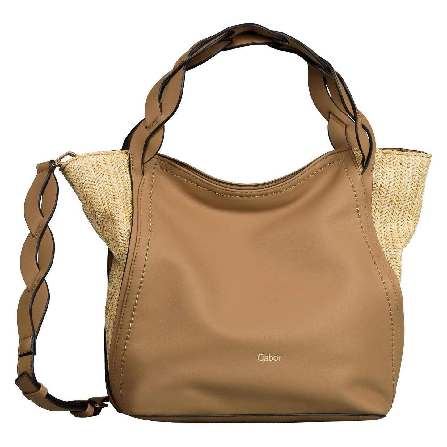 Gabor, Damen, Tasche, Carlotta Zip Shopper, Braun