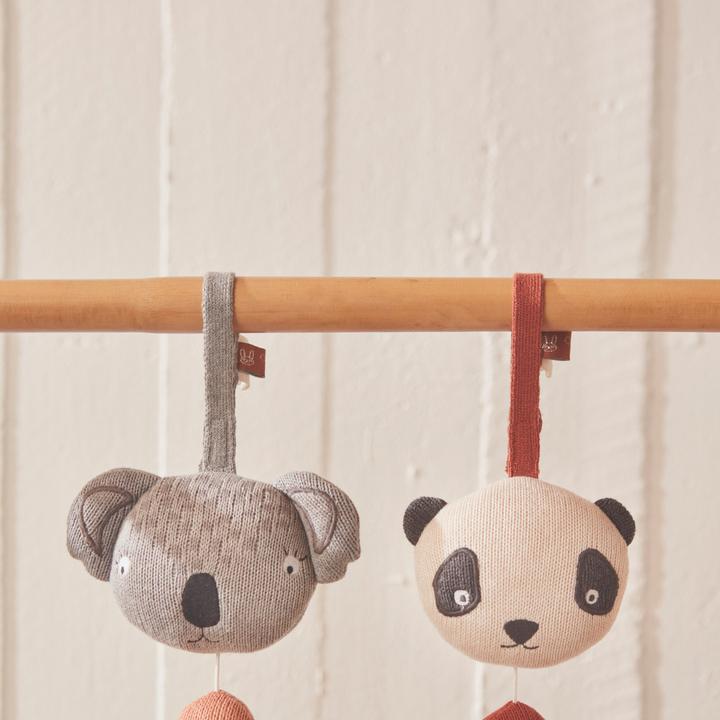 Actual product image OYOY Mini Musical Clock Panda