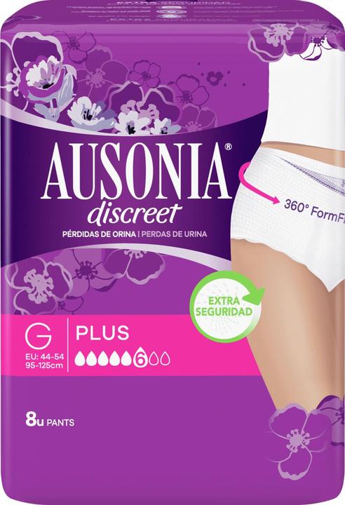 Ausonia Pantaloni per incontinenza Discreet Pants Plus 44 54 (8 x)
