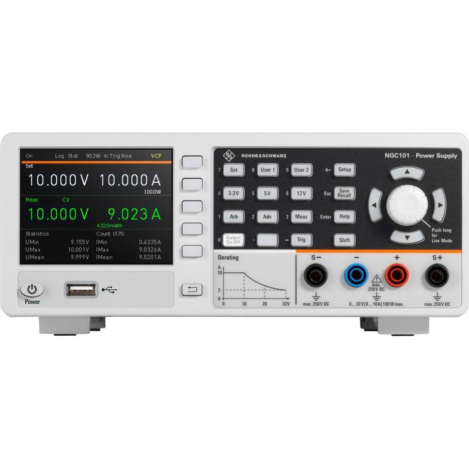 Rohde & Schwarz R&SNGC101-G Labornetzgerät, einstellbar 32 V (max.) 10 A (max., Labornetzgerät