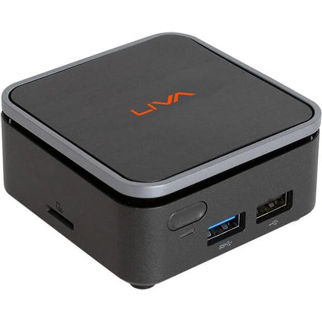Thumbnail - ECS LIVA Q2 (Intel Celeron N4120, 4 GB, 64 GB, UHD Graphics 600), PC, Schwarz, Silber