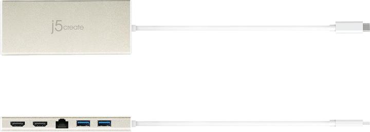 Produktbild j5Create Mini JCD381 (USB-C, 5 Ports)