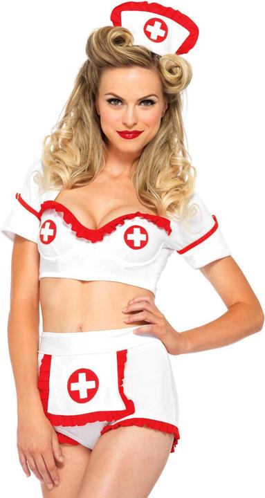 Produktbild Leg Avenue Pin-Up Krankenschwester Kostüm - für Fasching (L)