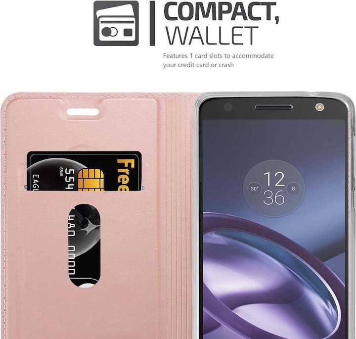 Produktbild Cadorabo Book Classy Style Cover (Motorola Moto Z Play)