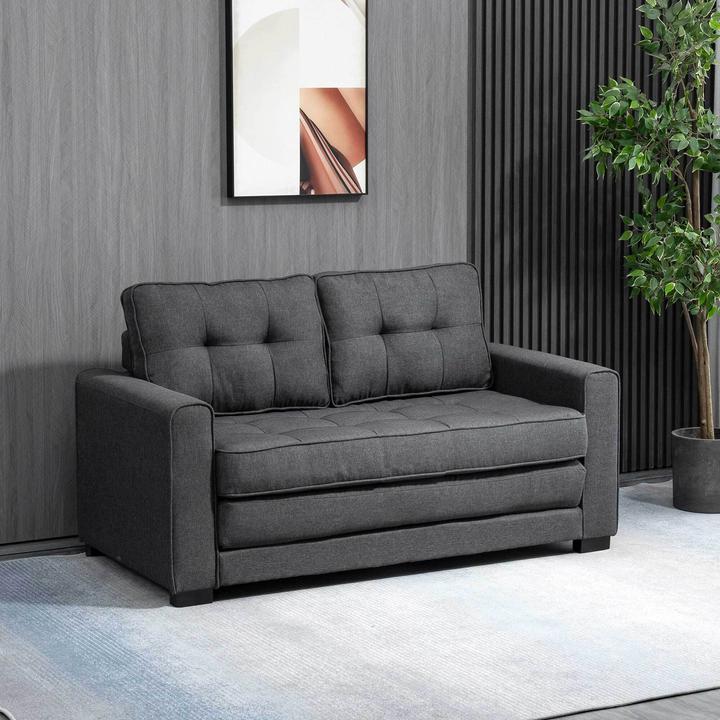 Produktbild Homcom Schlafsofa mit Sitzkissen