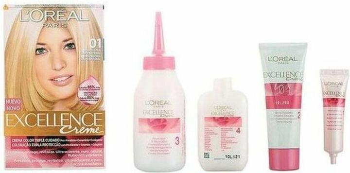 Produktbild L'Oréal Paris EXCELLENCE Creme tinte #01 rubio ultra claro natural (#01 rubio ultra claro natural)