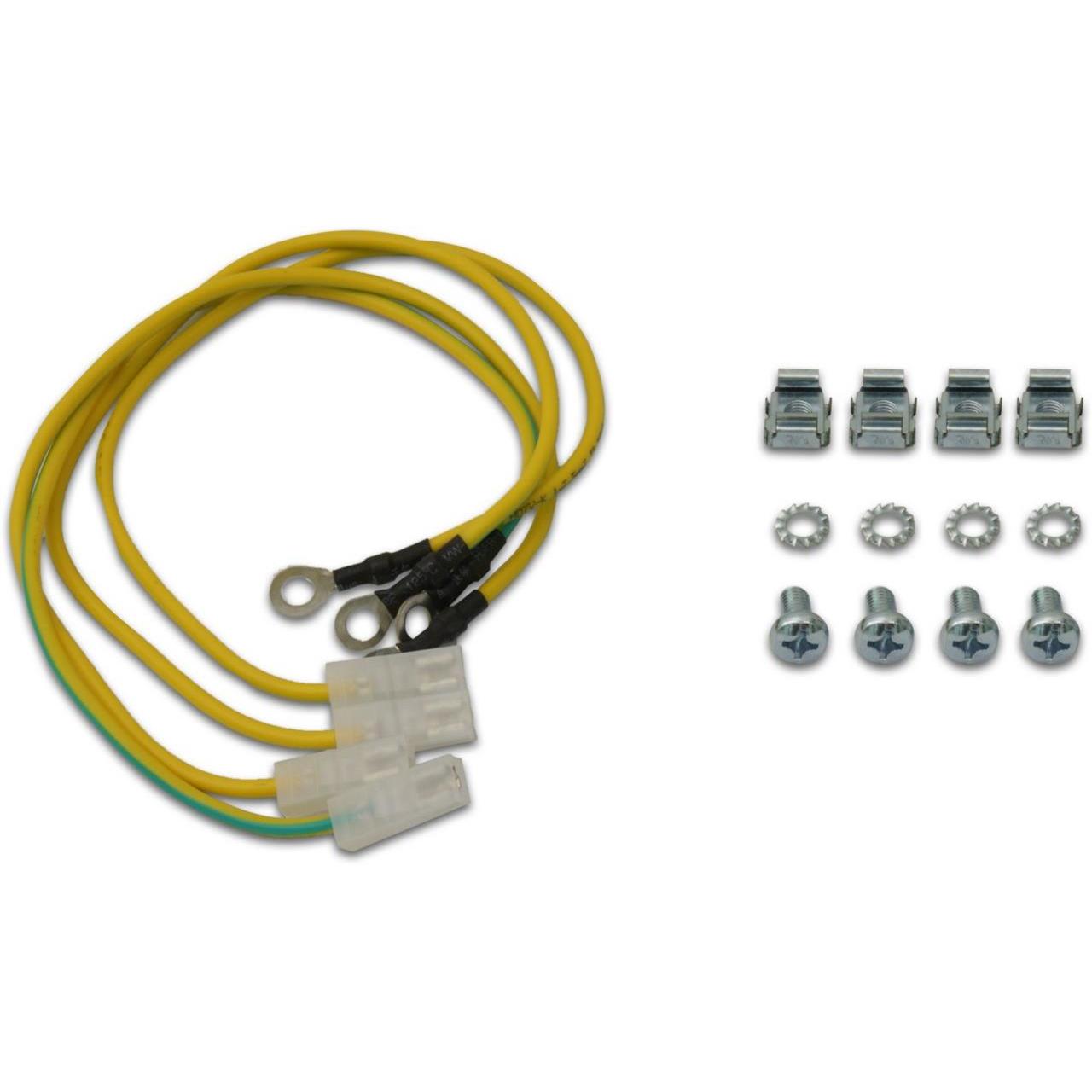 Wirewin Set di messa a terra, 300mm, Accessori per armadio rack, Verde