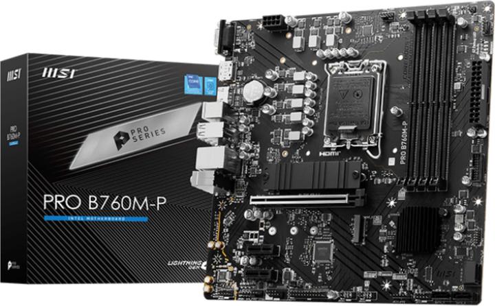 Produktbild MSI PRO B760M-P (LGA 1700, Intel B760, mATX)