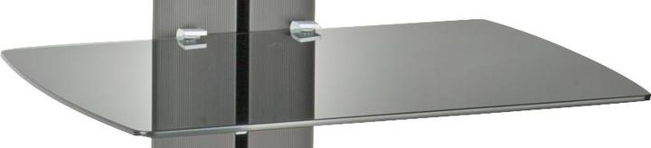 Actual product image Audioraq Linea shelf, black, vertical, 480x350