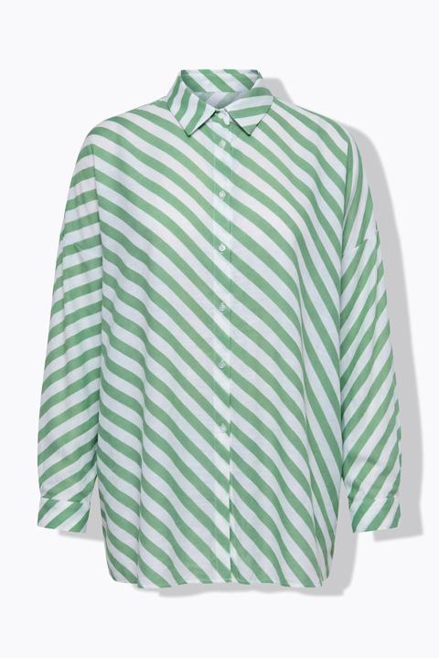 Immagine prodotto Studio Untold Camicia leggermente velata con righe e maniche a pipistrello (60)