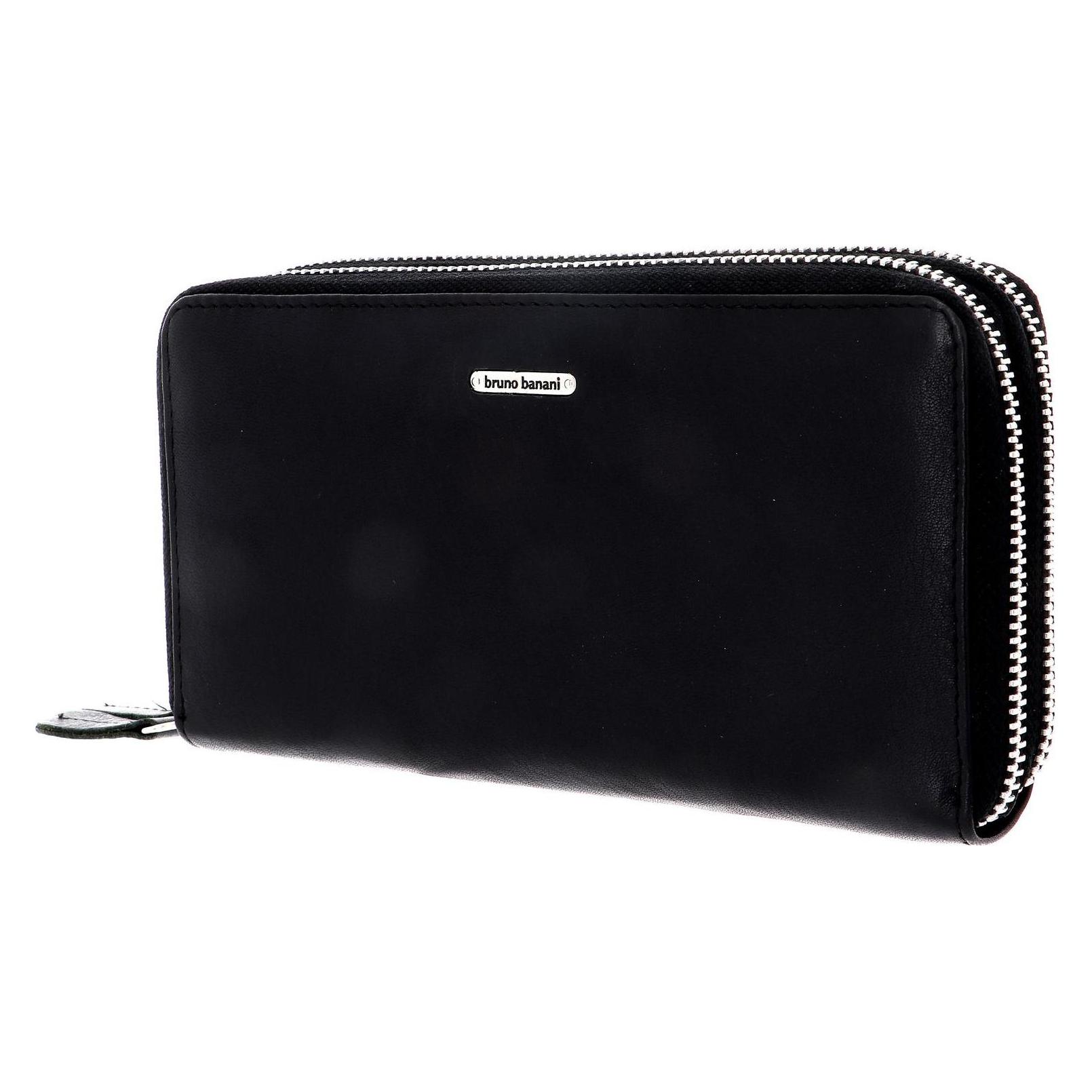 Bruno Banani, Damen, Portemonnaie, New York Double Zip Around Wallet, Schwarz