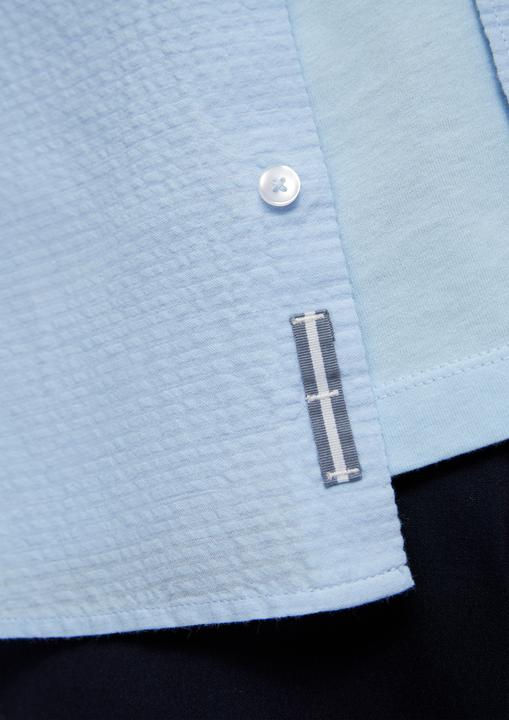 Image du produit s.Oliver Hemd Regular: Kurzarmhemd im Streifendesign (M)