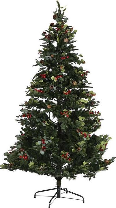 Esprit Arbre de Noël Home Rouge vert PVC Métal 144 x 144 x 240 cm (240 cm)