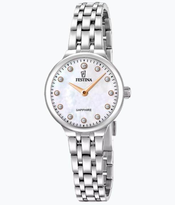 Immagine prodotto Festina Orologio Mademoiselle In Madreperla, Bracciale In Acciaio Inossidabile, Donna (Orologio da polso analogico, 26 mm)