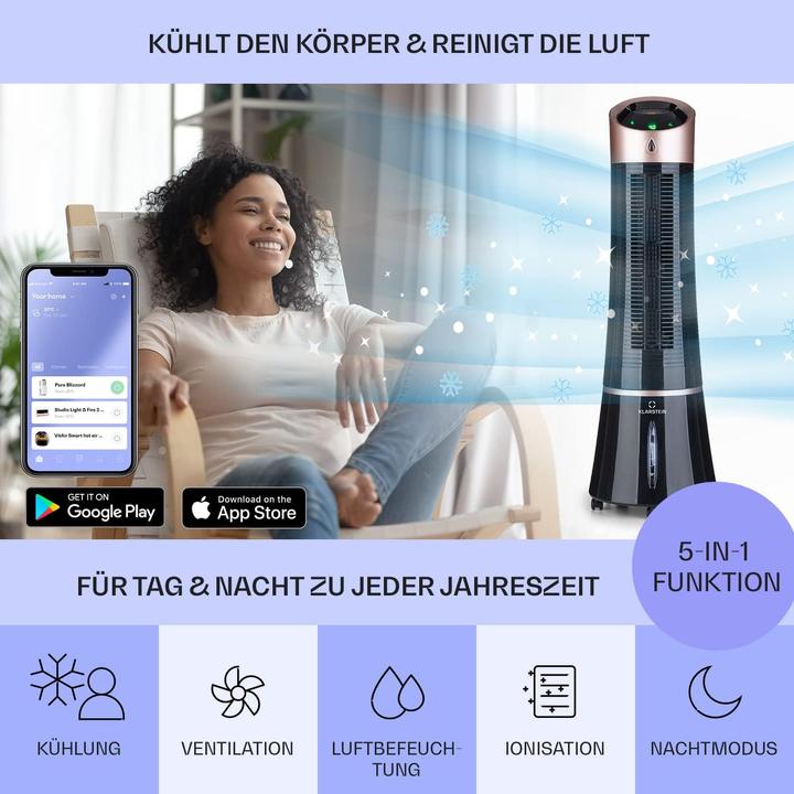 Actual product image Klarstein 4-in-1 air conditioning system - Skyscraper Ice Smart
