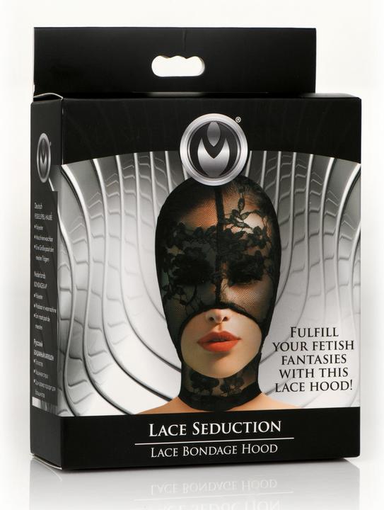 Image du produit Master Series Lace Seduction Lace Bondage Hood