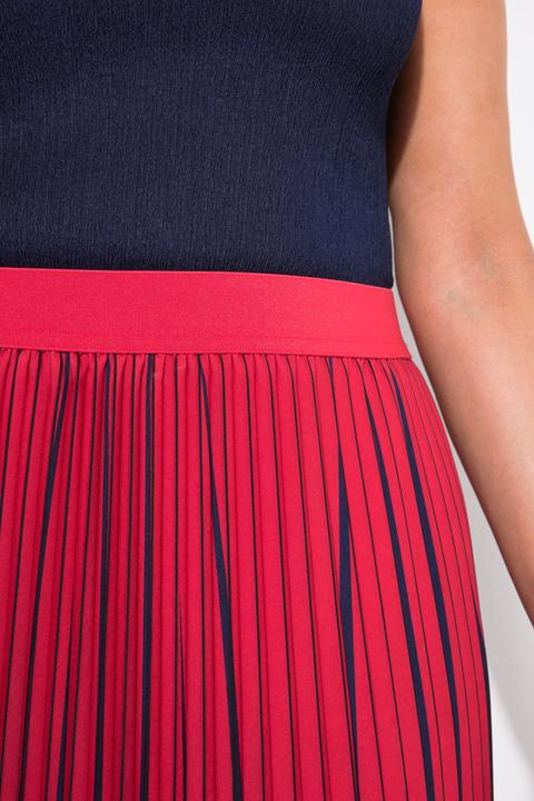 Immagine prodotto Ulla Popken Gonna plissettata dal taglio svasato con stampa e cintura elastica (54)