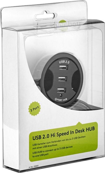 Image du produit Goobay HUB encastrable (USB-A, 3 Ports)