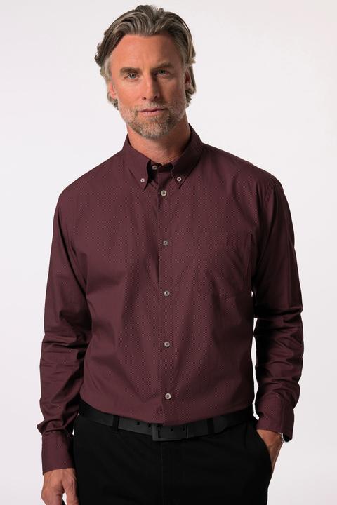 Produktbild Boston Park Hemd, Langarm, Minimal-Muster, Buttondown-Kragen, Comfort Fit (8XL)
