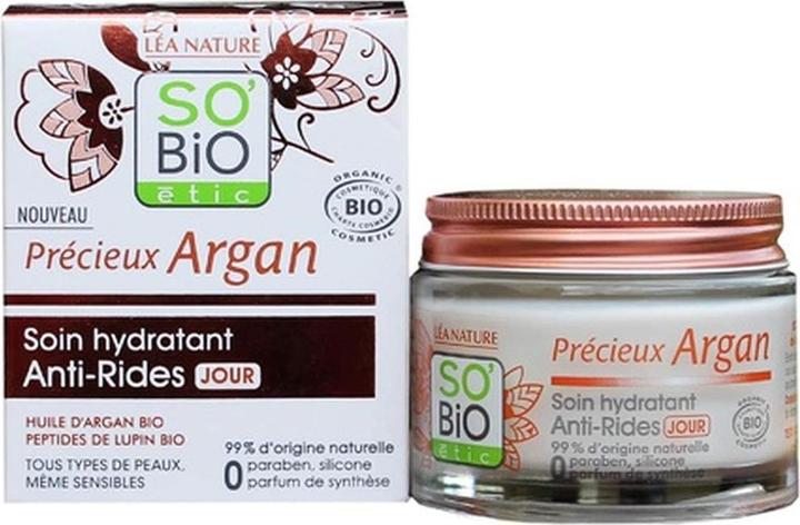 Actual product image So'bio Étic Precious Argan Cosmos Organic Anti-Wrinkle Moisturising Day Cream 50ml (50 ml, Day cream)