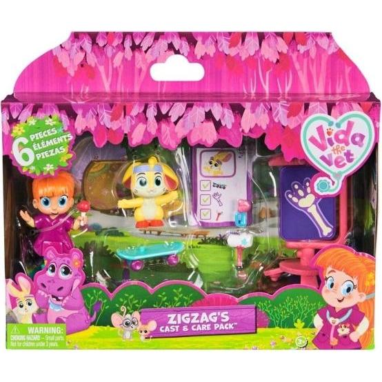 Konjac Sponge Vida, Dyrenes Doktor 7,5 cm Vida & Zigzag