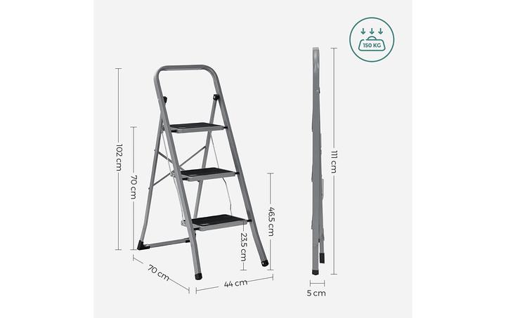Actual product image Songmics Fold (Stepladder, 46.50 cm)