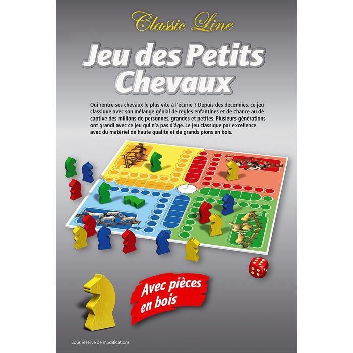 Actual product image Schmidt Spiele Jeu des petits chevaux Classic Line (French, 2 - 4 Players)
