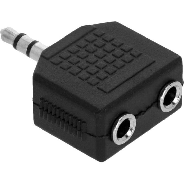 Adam Hall 4 STAR AY MF3 MM3 - Y-Adapter 2 x 3,5 mm Klinke TRS female auf 3,5 mm Klinke TRS female, Audio Adapter