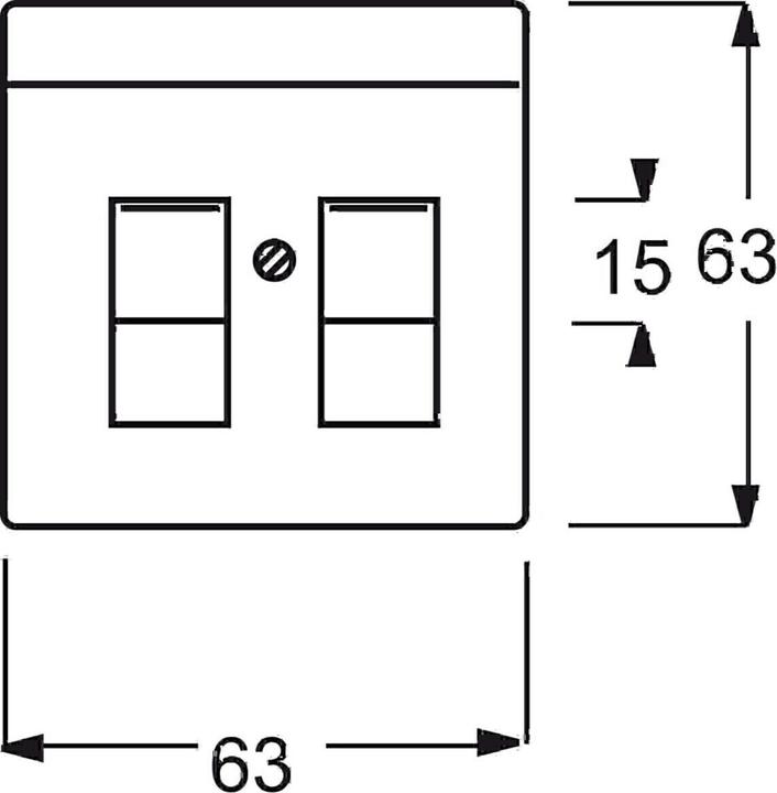 Produktbild Busch-Jaeger Zentralscheibe