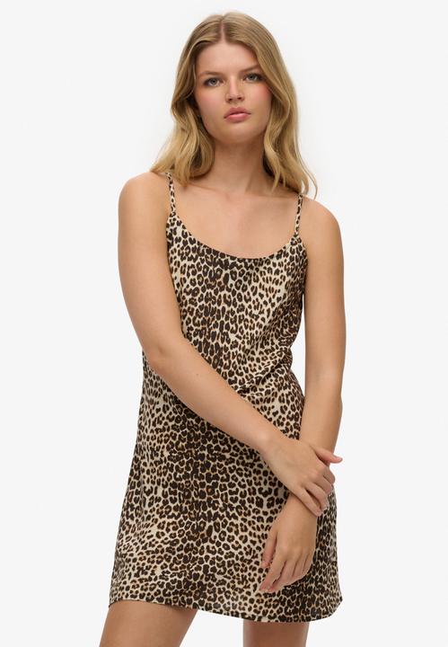 Produktbild Superdry Schräg geschnittenes Mini-Trägerkleid (10XL)