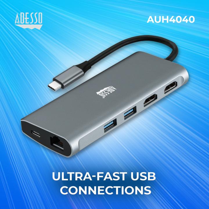 Immagine prodotto Adesso Docking Multipla USB-C 9 In 1 (USB-C, 9 porte)