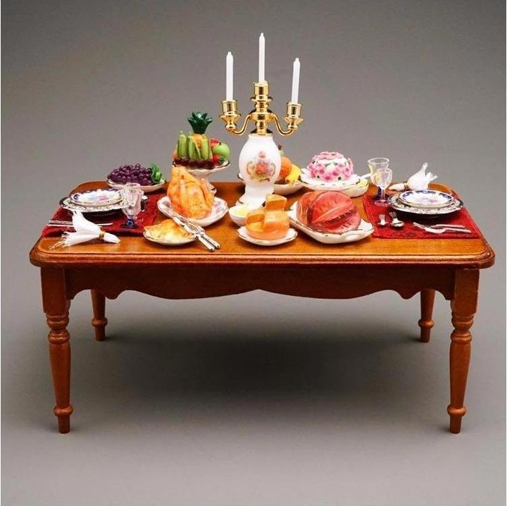 Produktbild Reutter 001.834/0 - Candle Light Dinner Tisch, Miniatur