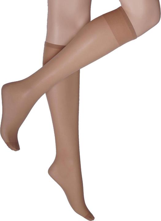 Actual product image Levee My Size (Pack of 6) Fine Knee Socks, Colour 234 sobra, Size 39-42 (20 DEN, 39 - 42)