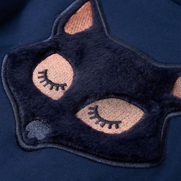 Immagine prodotto VidaXL Felpa da bambino blu navy 128,Materiale: 95 % cotone. 5 (128)