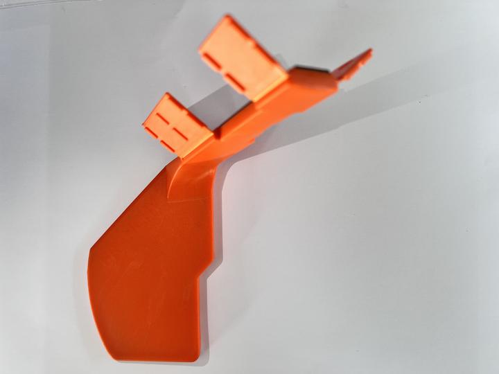 Actual product image Branchy Rear derailleur guard, orange
