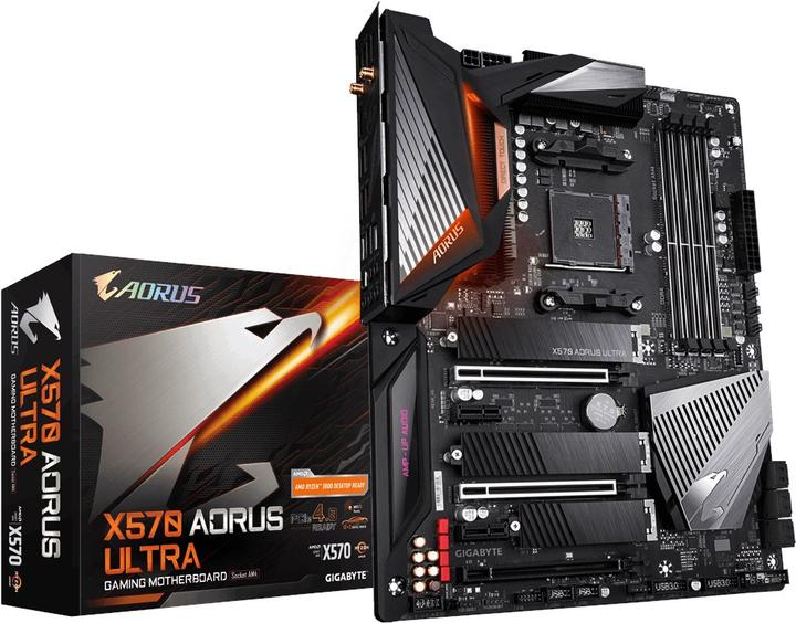 Produktbild Gigabyte X570 Aorus Ultra (AM4, AMD X570, ATX)
